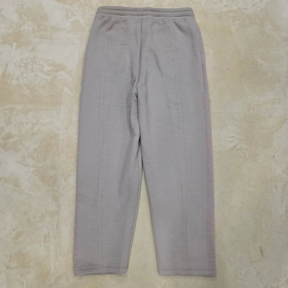 Nike City Ready Fleece Textured Training Pants Grey Orange Women's M CU5130-016